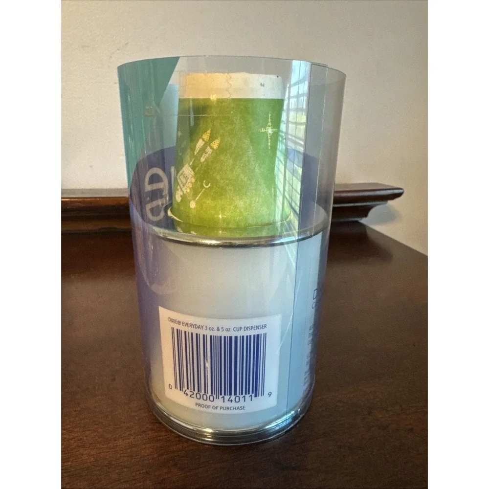 Dixie Dual Size Cup Dispenser 3oz 5oz With 20 Cups Bathroom
